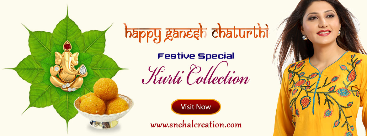 Festival Special Short Kurtis by Snehal Creation