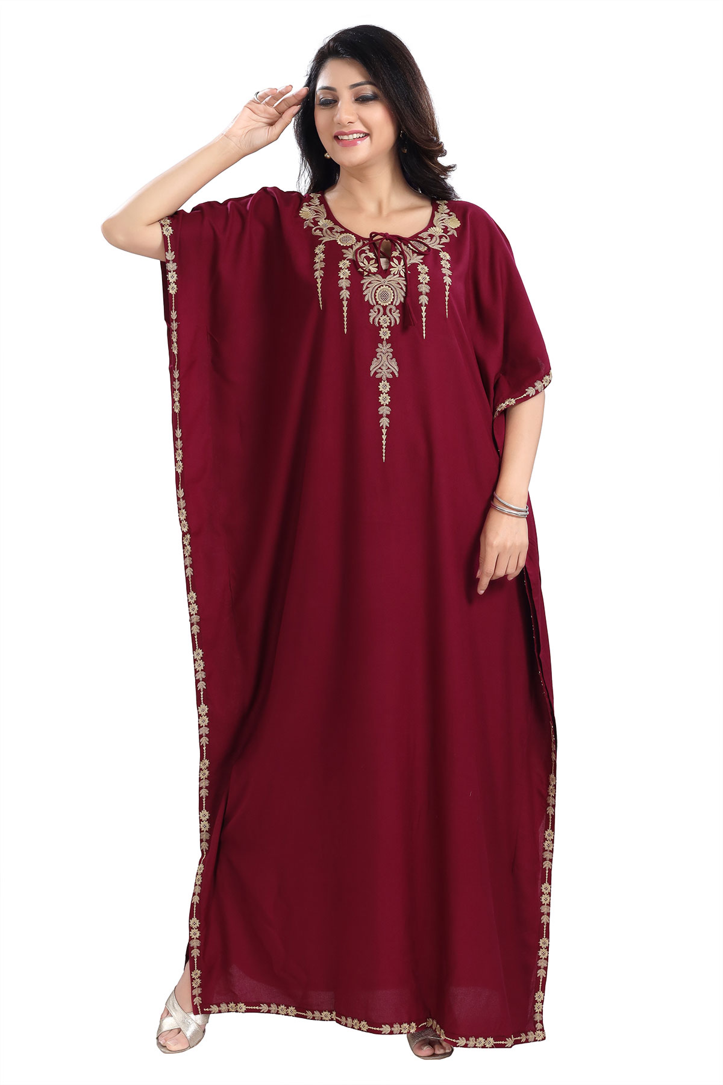 Designer Women Long Kaftan Kimono Beach Maxi Dress Swimsuits Cover Ups